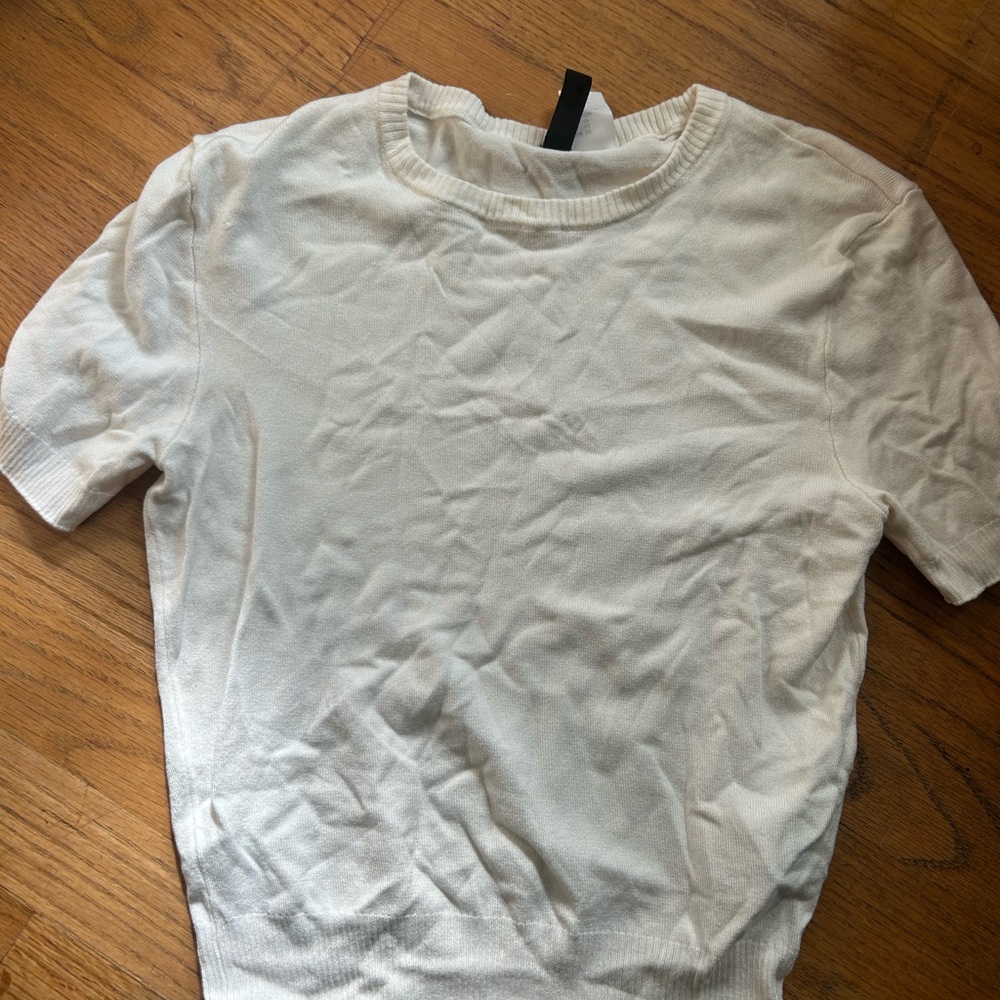 Women’s White Short Sleeve H&M